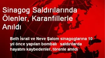 Sinagog Saldırılarında Ölenler, Karanfillerle Anıldı