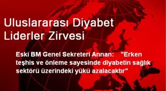 Uluslararası Diyabet Liderler Zirvesi