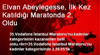 İstanbul Maratonu'nun 1.si Fransız Atlet Abraham Kiprotich