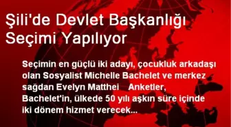 Şili'de Devlet Başkanlığı Seçimi Yapılıyor