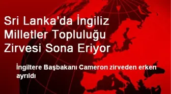 Sri Lanka'da İngiliz Milletler Topluluğu Zirvesi Sona Eriyor