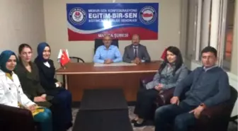 Atanamayan Öğretmen Adaylarından Eğitim Bir-Sen' E Ziyaret