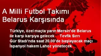 A Milli Futbol Takımı Belarus Karşısında