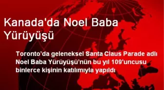 Kanada'da Noel Baba Yürüyüşü Yapıldı