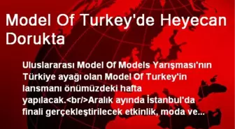 Model Of Turkey'de Heyecan Dorukta