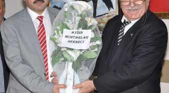 Aydınlı Muhtarlar, Başkan Alıcık'ı Ziyaret Etti