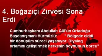 4. Boğaziçi Zirvesi Sona Erdi