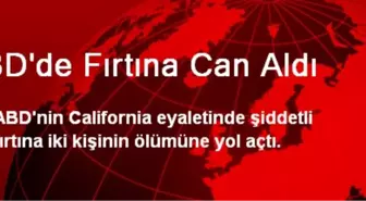 ABD'de Fırtına Can Aldı