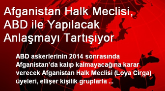 Afganistan Halk Meclisi, ABD ile Yapılacak Anlaşmayı Tartışıyor