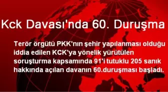 Kck Davası'nda 60. Duruşma