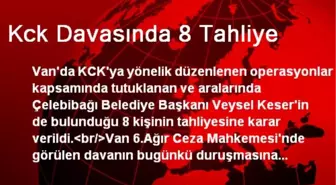 Van'daki KCK Davasında 8 Kişi Tahliye Edildi