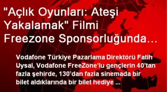 'Açlık Oyunları: Ateşi Yakalamak' Filmi   Freezone Sponsorluğunda Vizyonda