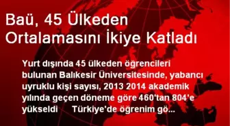 Baü, 45 Ülkeden Yabancı Öğrencileriyle Türkiye Ortalamasını İkiye Katladı