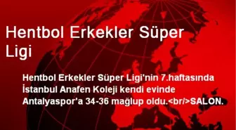 Hentbol Erkekler Süper Ligi