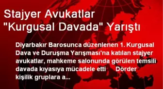 Stajyer Avukatlar 'Kurgusal Davada' Yarıştı