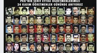 PKK Tarafından Şehit Edilen Öğretmenler Sosyal Medyada Unutulmadı
