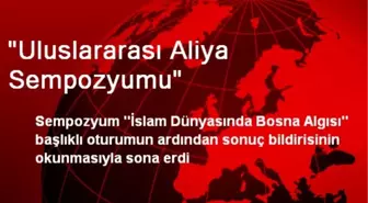 'Uluslararası Aliya Sempozyumu'