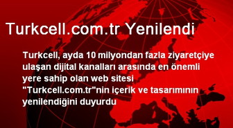 Turkcell.com.tr Yenilendi