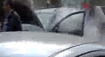 Otomobili Alev Alan Kadın Sürücü Ağladı