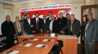 AK Parti İlçe Başkanı Kelebek'e Eğerci Heyetinden Ziyaret
