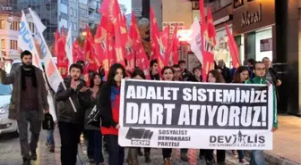 Devrimci Liseliler'den 'Dart' Yürüyüşü