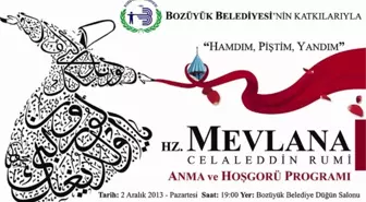 Bozüyük Belediyesi'nden Mevlana Gecesi