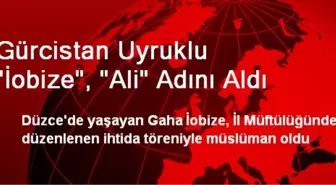 Gürcistan Uyruklu 'İobize', 'Ali' Adını Aldı