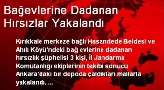 Bağevlerine Dadanan Hırsızlar Yakalandı