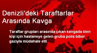 Denizli'deki Taraftarlar Arasında Kavga