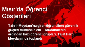 Mısır'da Öğrenci Gösterileri