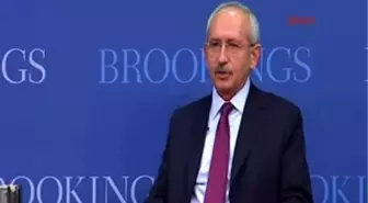 CHP Lideri Kılıçdaroğlu, Brookıngs Enstitüsünde Konuştu