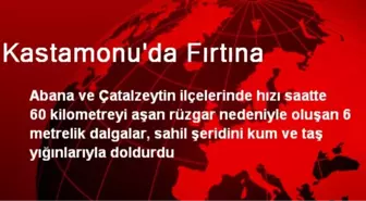 Kastamonu'da Fırtına