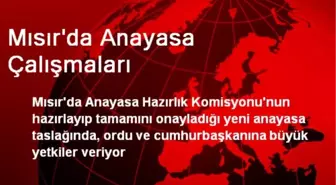 Mısır'da Anayasa Çalışmaları