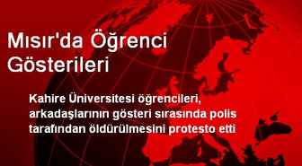 Mısır'da Öğrenci Gösterileri