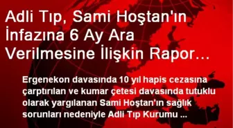 Adli Tıp, Sami Hoştan'ın İnfazına 6 Ay Ara Verilmesine İlişkin Rapor Hazırladı