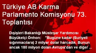 Türkiye AB Karma Parlamento Komisyonu 73. Toplantısı