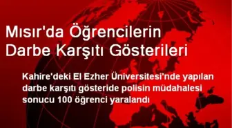 Mısır'da Öğrencilerin Darbe Karşıtı Gösterileri