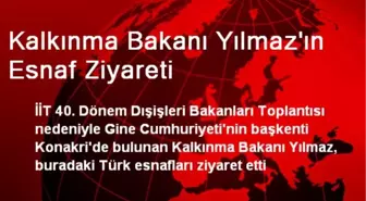 Kalkınma Bakanı Yılmaz'ın Esnaf Ziyareti