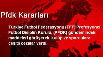 Pfdk Kararları