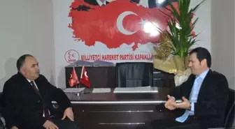 AK Parti Kapaklı İlçe Teşkilatından, MHP İlçe Teşkilatına Ziyaret