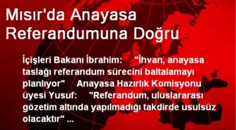 Mısır'da Anayasa Referandumuna Doğru