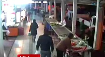Pazarcı Kadına Hırsız Şoku