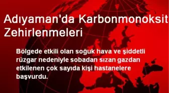 Adıyaman'da Karbonmonoksit Zehirlenmeleri