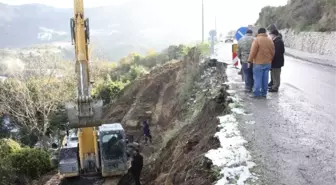 Amasra Tüneli Bağlantı Yolu İçin Çalışma Başladı