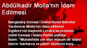 Abdülkadir Molla'nın İdam Edilmesi