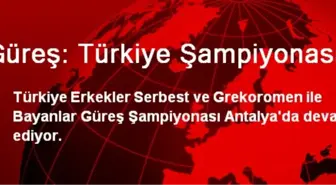 Güreş: Türkiye Şampiyonası