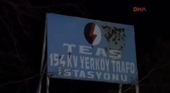 Kırşehir'de Trafo Patladı, 4 İlçe Elektriksiz Kaldı