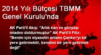 2014 Yılı Bütçesi TBMM Genel Kurulu'nda