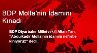 BDP Molla'nın İdamını Kınadı