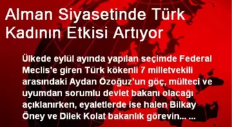 Alman Siyasetinde Türk Kadının Etkisi Artıyor